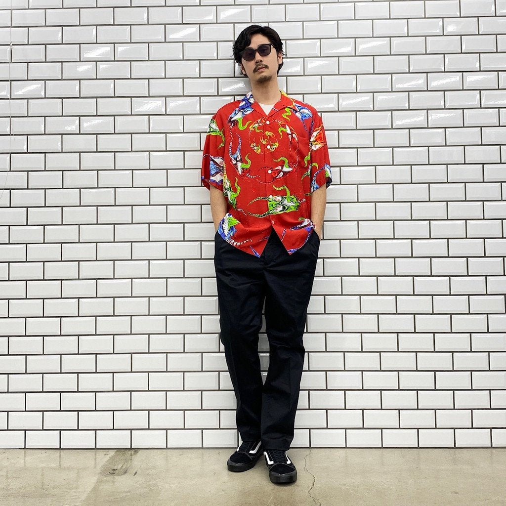 NECK FACE | HAWAIIAN SHIRT TYPE 3 #RED [NECKFACE-WM-HI12-B]