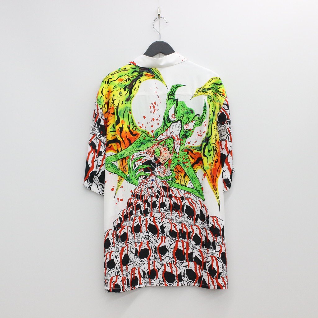 is_NECK FACE | HAWAIIAN SHIRT TYPE 1 #WHITE [NECKFACE-WM-HI10-A]