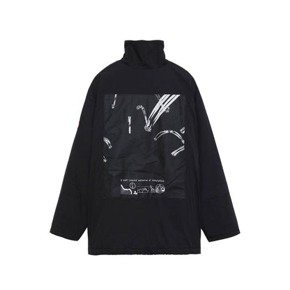 SELF SEALED PULLOVER JACKET #BLACK [CES20JK09]