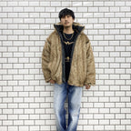 2WAY PUFF JKT (FUR) #BROWN [21AW-FS-04]