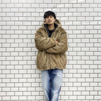 2WAY PUFF JKT (FUR) #BROWN [21AW-FS-04]