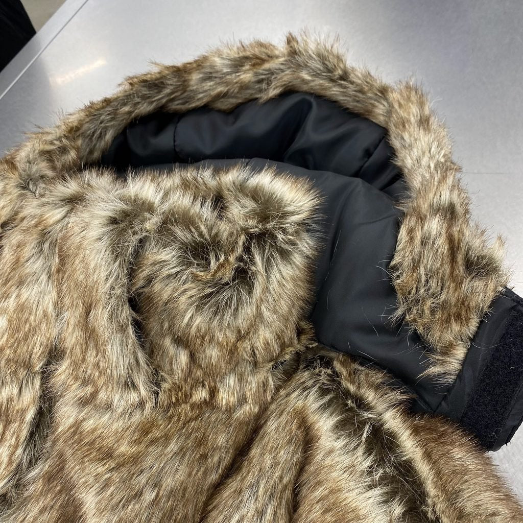2WAY PUFF JKT (FUR) #BROWN [21AW-FS-04]