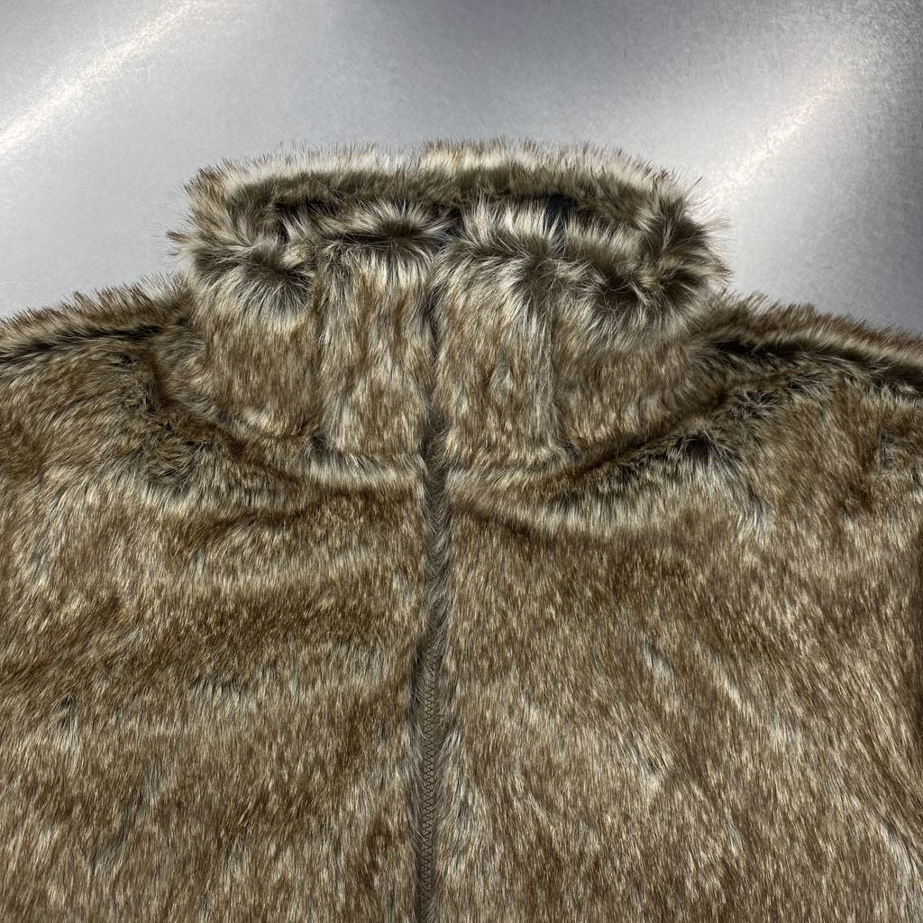 2WAY PUFF JKT (FUR) #BROWN [21AW-FS-04]