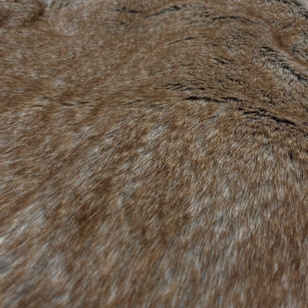 2WAY PUFF JKT (FUR) #BROWN [21AW-FS-04]