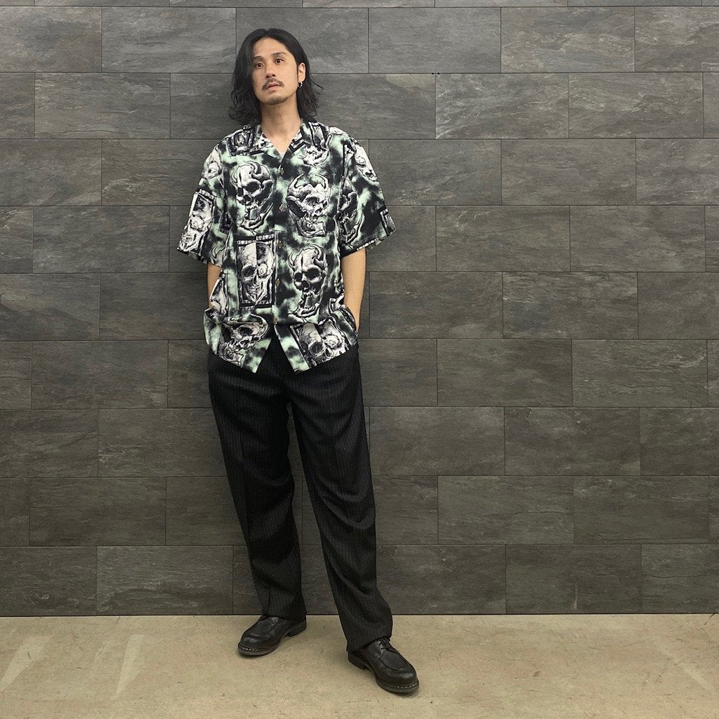 56 TATTOO STUDIO | HAWAIIAN SHIRT S/S #MINT [56TS-WM-HI05]