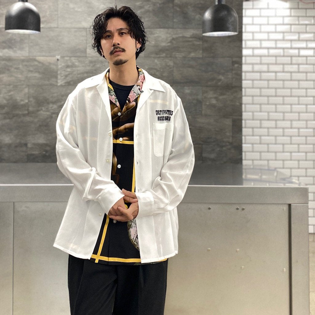 凶気の桜 | HAWAIIAN SHIRT S/S (TYPE 2) #BLACK [NTJ-WM-HI02]