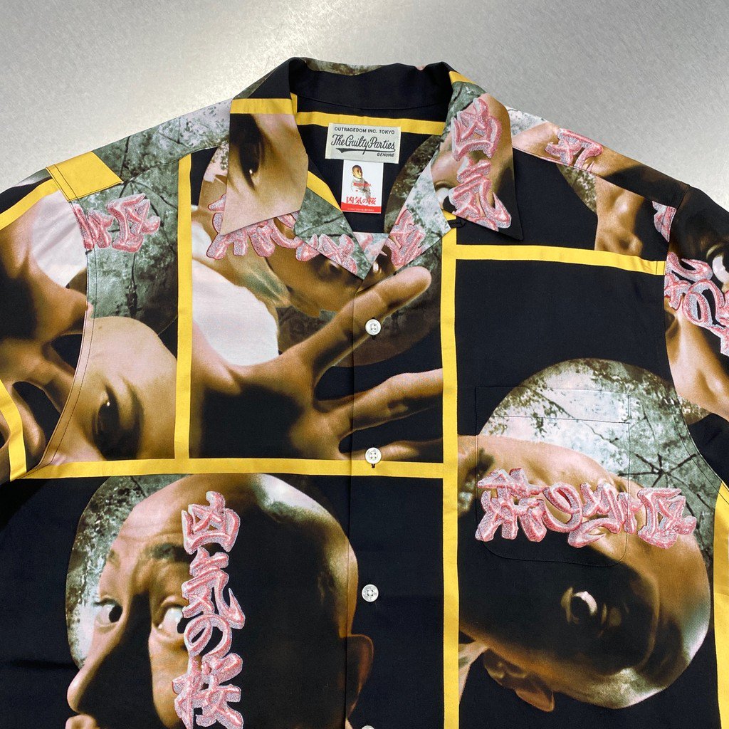 凶気の桜 | HAWAIIAN SHIRT S/S (TYPE 2) #BLACK [NTJ-WM-HI02]