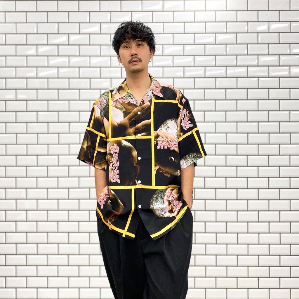 凶気の桜 | HAWAIIAN SHIRT S/S (TYPE 2) #BLACK [NTJ-WM-HI02]