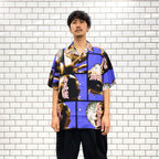 Sakura of evil | HAWAIIAN SHIRT S/S (TYPE 2) #PURPLE [NTJ-WM-HI02]