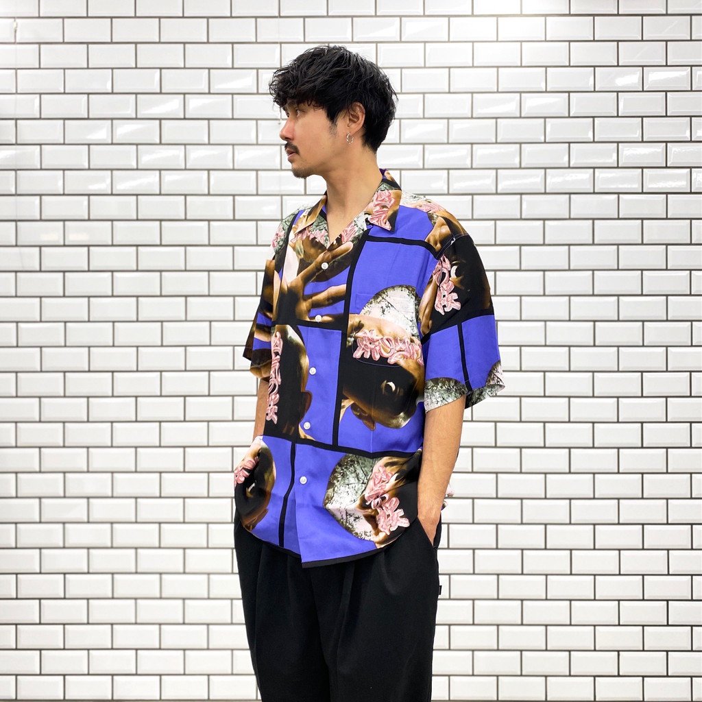 Sakura of evil | HAWAIIAN SHIRT S/S (TYPE 2) #PURPLE [NTJ-WM-HI02]