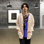 Sakura of evil | HAWAIIAN SHIRT S/S (TYPE 2) #PURPLE [NTJ-WM-HI02]