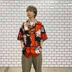 Sakura of evil | HAWAIIAN SHIRT S/S (TYPE 2) #RED [NTJ-WM-HI02]