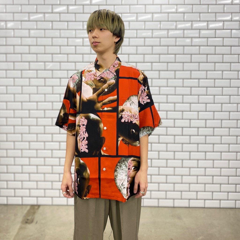 Sakura of evil | HAWAIIAN SHIRT S/S (TYPE 2) #RED [NTJ-WM-HI02]