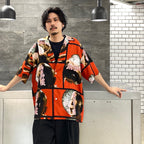 Sakura of evil | HAWAIIAN SHIRT S/S (TYPE 2) #RED [NTJ-WM-HI02]