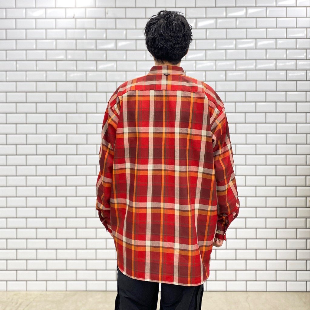 DAIWA PIER39 | ダイワピア39 TECH WORK SHIRTS FLANNEL PLAIDS #D-RED