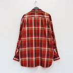 TECH WORK SHIRTS FLANNEL PLAIDS #D-RED [BE-88022]
