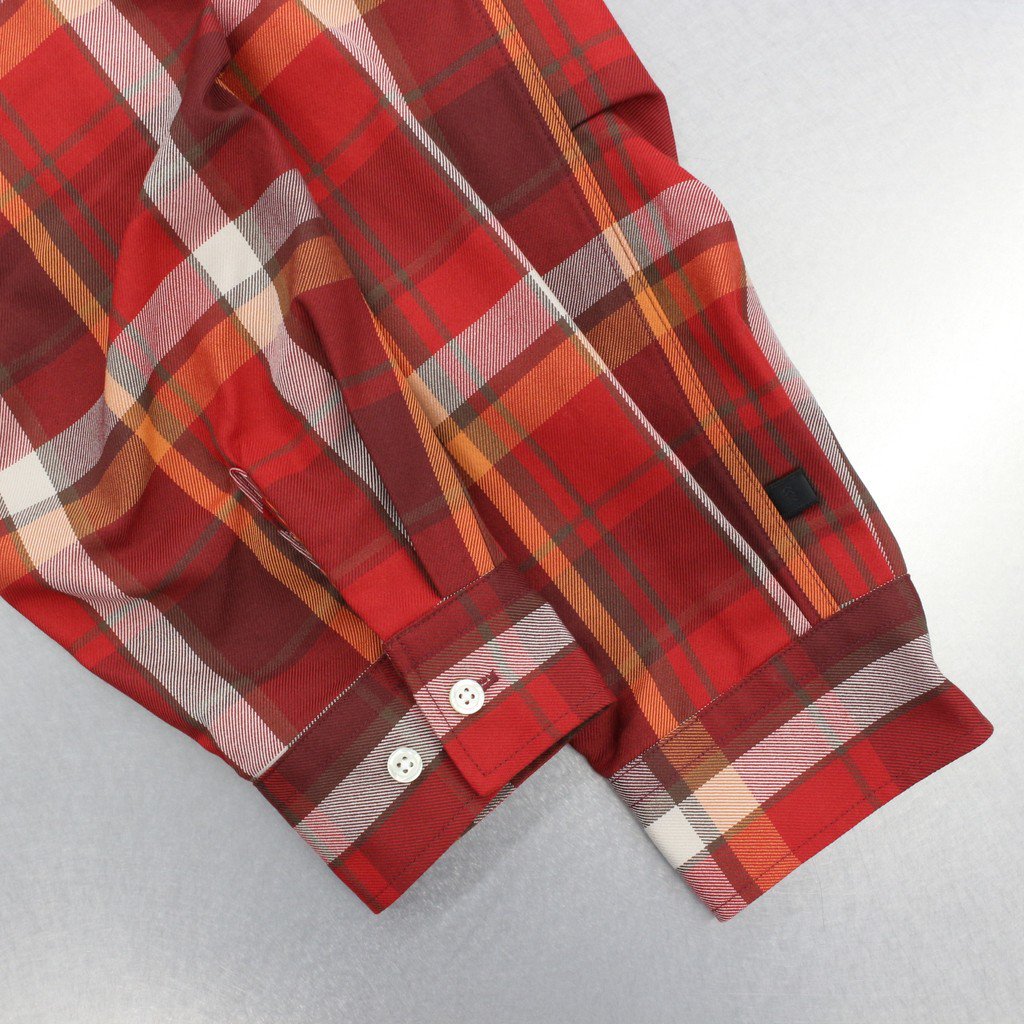 TECH WORK SHIRTS FLANNEL PLAIDS #D-RED [BE-88022]