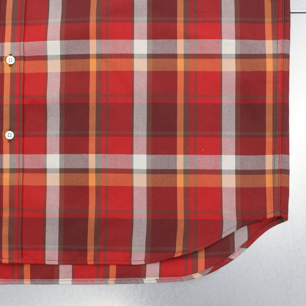 TECH WORK SHIRTS FLANNEL PLAIDS #D-RED [BE-88022]