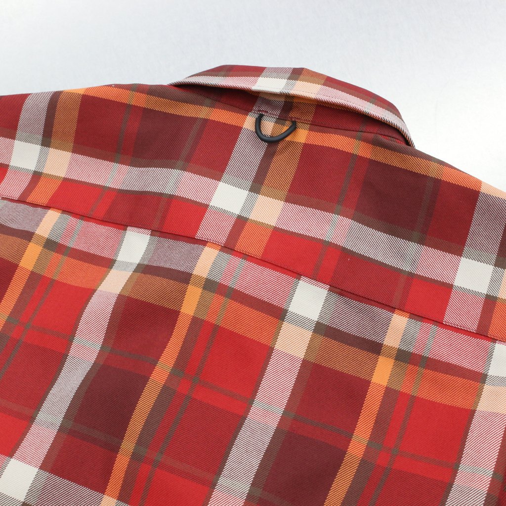 TECH WORK SHIRTS FLANNEL PLAIDS #D-RED [BE-88022]