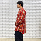 TECH WORK SHIRTS FLANNEL PLAIDS #D-RED [BE-88022]