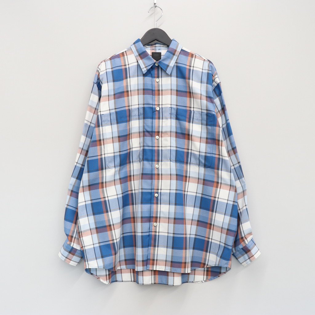 TECH WORK SHIRTS FLANNEL PLAIDS #BLUE [BE-88022]