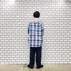 TECH WORK SHIRTS FLANNEL PLAIDS #BLUE [BE-88022]