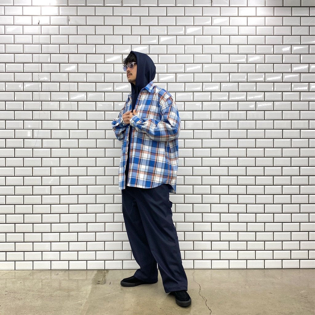 TECH WORK SHIRTS FLANNEL PLAIDS #BLUE [BE-88022]