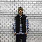 TECH WORK SHIRTS FLANNEL PLAIDS #BLUE [BE-88022]