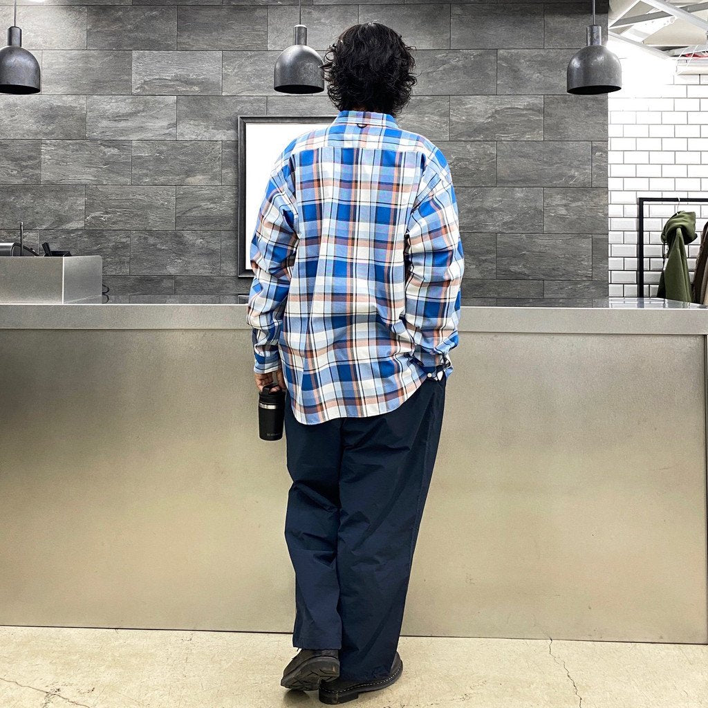 TECH WORK SHIRTS FLANNEL PLAIDS #BLUE [BE-88022]