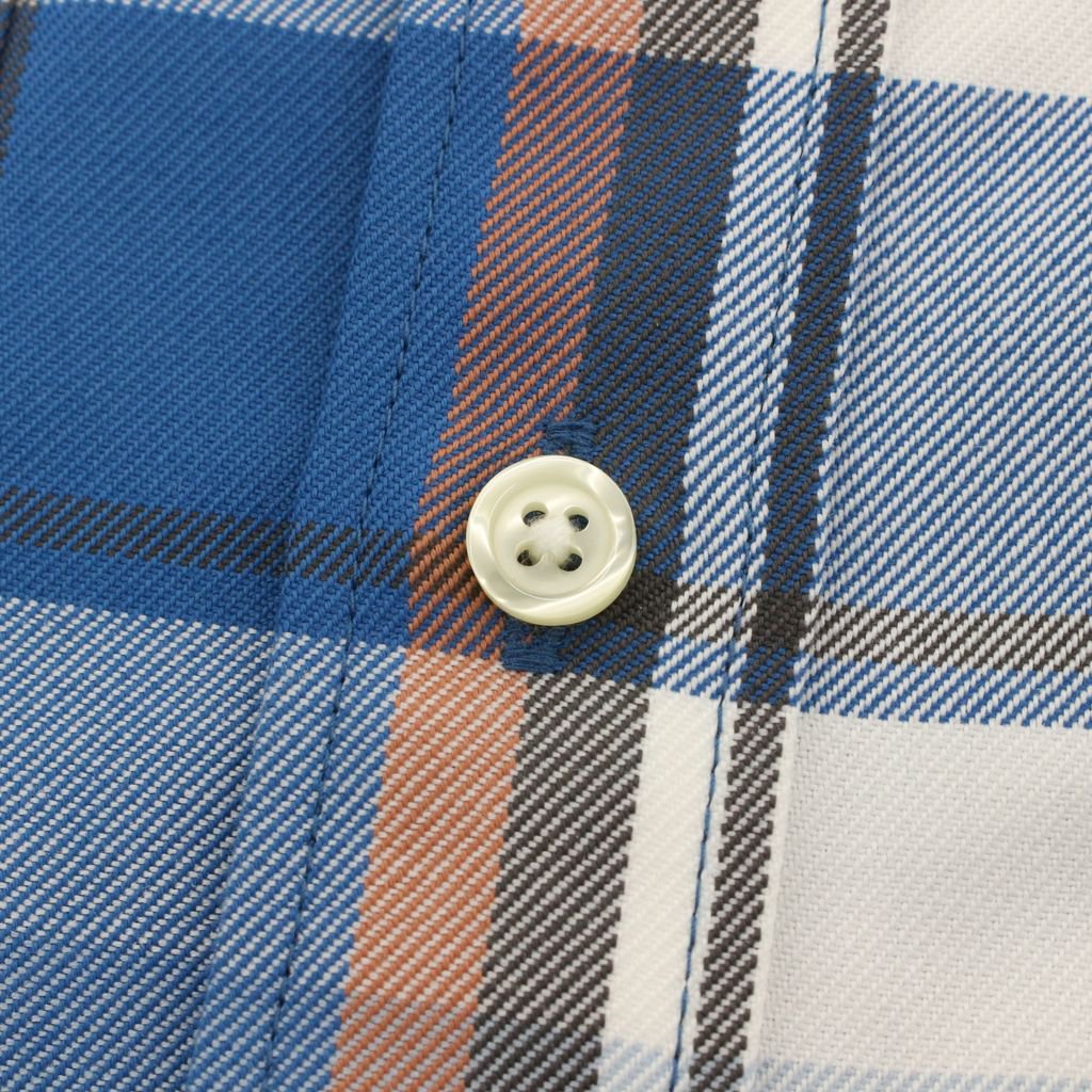 TECH WORK SHIRTS FLANNEL PLAIDS #BLUE [BE-88022]