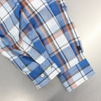 TECH WORK SHIRTS FLANNEL PLAIDS #BLUE [BE-88022]