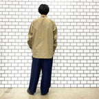 科技工作襯衫 L/S GUN CLUB 格子 #BEIGE [BE-86022]