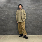 科技工作襯衫 L/S GUN CLUB 格子 #BEIGE [BE-86022]