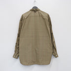 科技工作襯衫 L/S GUN CLUB 格子 #BEIGE [BE-86022]
