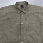 科技工作襯衫 L/S GUN CLUB 格子 #BEIGE [BE-86022]