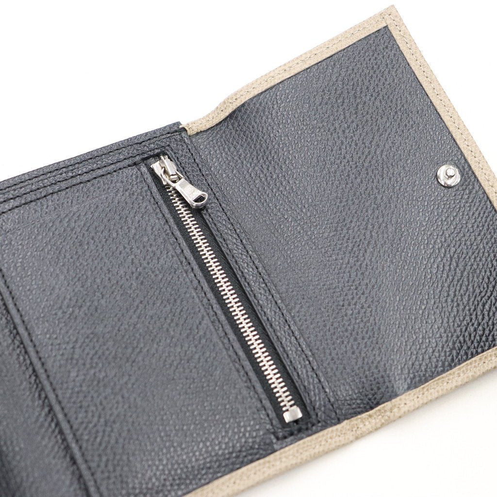 BLEZERA TRI-FOLD WALLET #OYSTER GRAY [---]