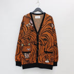 TIM LEHI | JACQUARD CARDIGAN (TYPE 2) #ORANGE [TIMLEHI-WM-KN20]