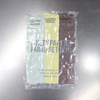 3 PACK CREW NECK COLOR T-SHIRT (TYPE 1) #MINT/YELLOW/BROWN [22SS-WMT-PT01]