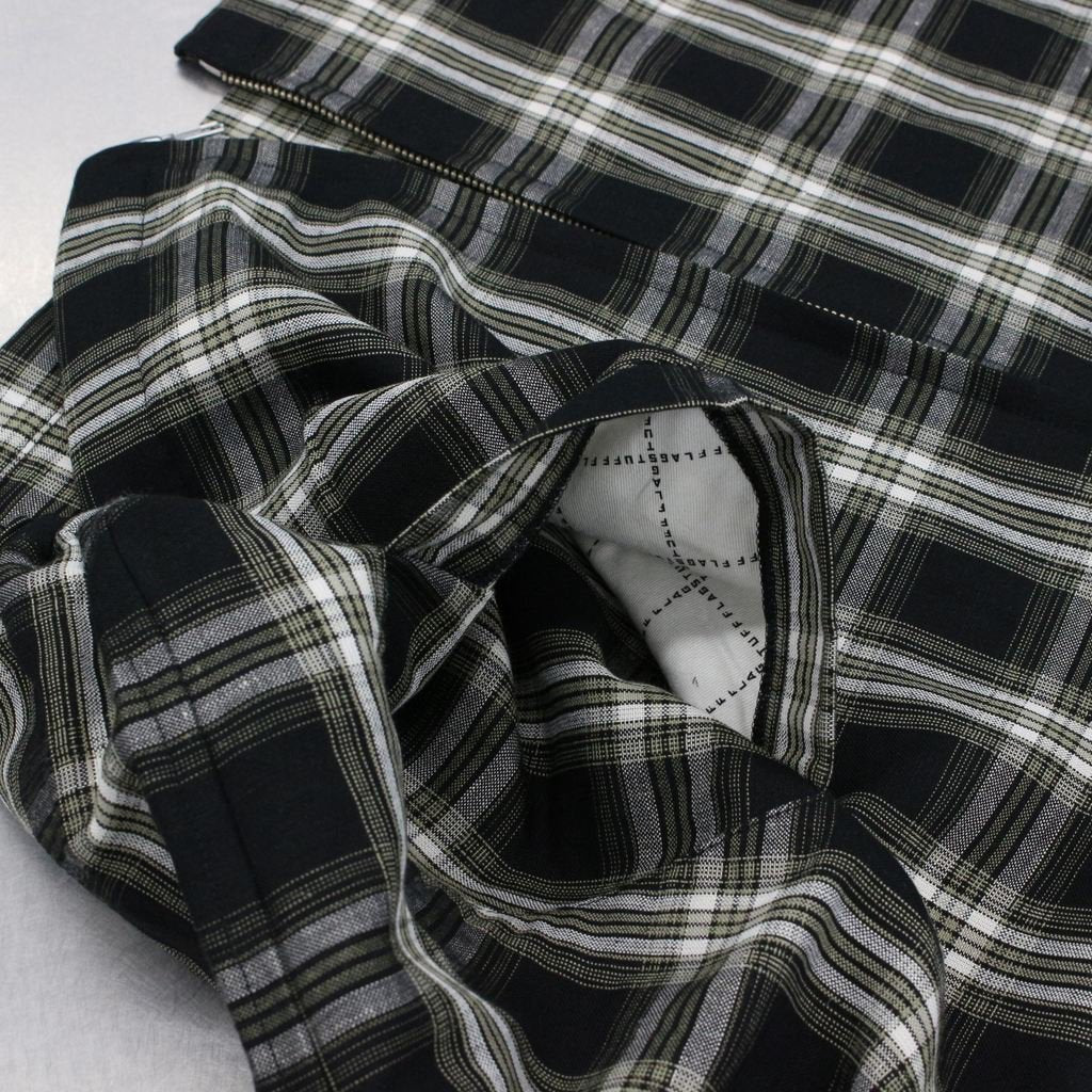 ORIGINAL CHECK SWINGTOP #BLACK [22SS-FS-03]