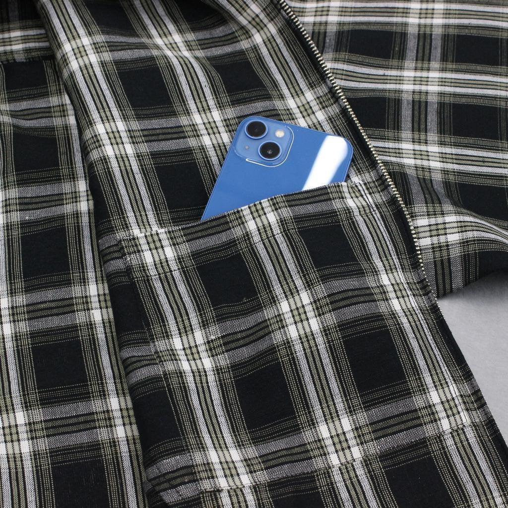 ORIGINAL CHECK SWINGTOP #BLACK [22SS-FS-03]