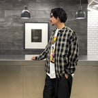 ORIGINAL CHECK SWINGTOP #BLACK [22SS-FS-03]