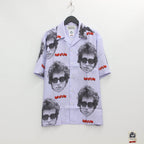 BOB DYLAN | S/S HAWAIIAN SHIRT #PURPLE [BOBDYLAN-WM-HI01]