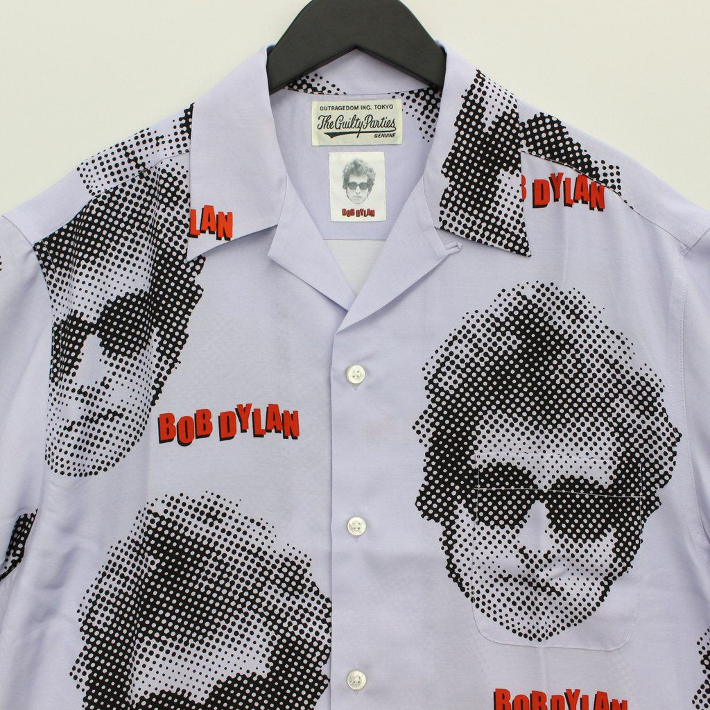 BOB DYLAN | S/S HAWAIIAN SHIRT #PURPLE [BOBDYLAN-WM-HI01]