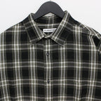 ORIGINAL CHECK L/S SHIRTS #BLACK [22SS-FS-10]