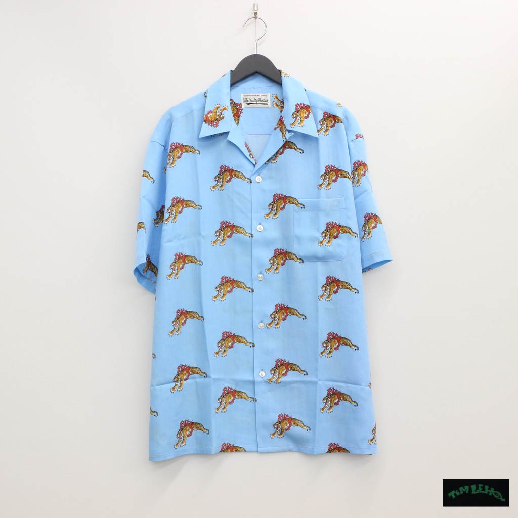 TIM LEHI | S/S HAWAIIAN SHIRT (TYPE 5) #L-BLUE [TIMLEHI-WM-HI30]