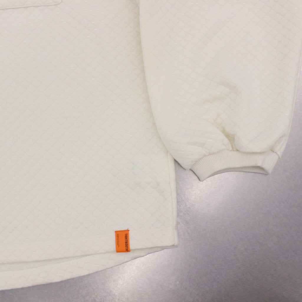 QUILTING CREW SWEAT #IVORY [SS22-SW02]