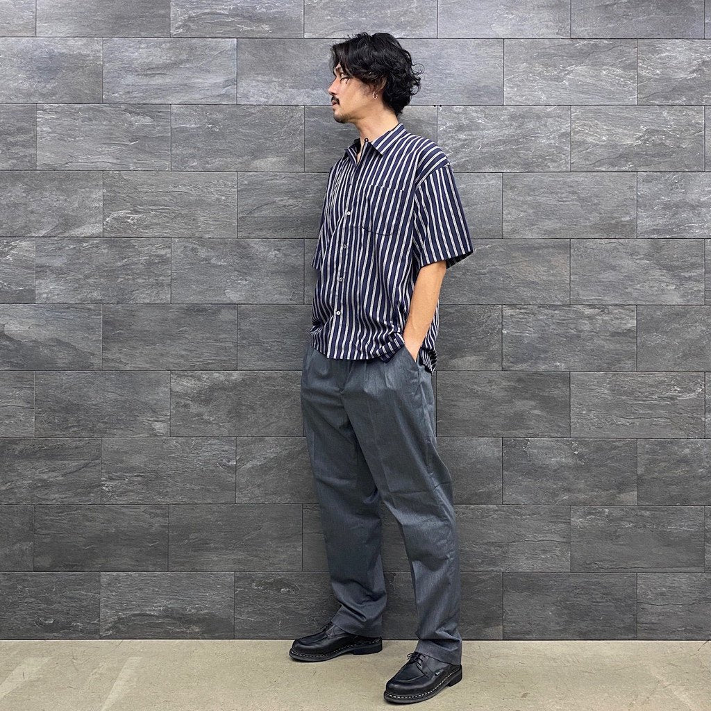 條紋 OP 襯衫 #海軍藍 [SC2210-SH10]
