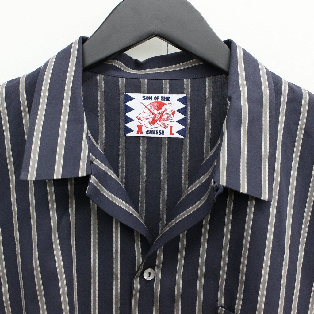 條紋 OP 襯衫 #海軍藍 [SC2210-SH10]