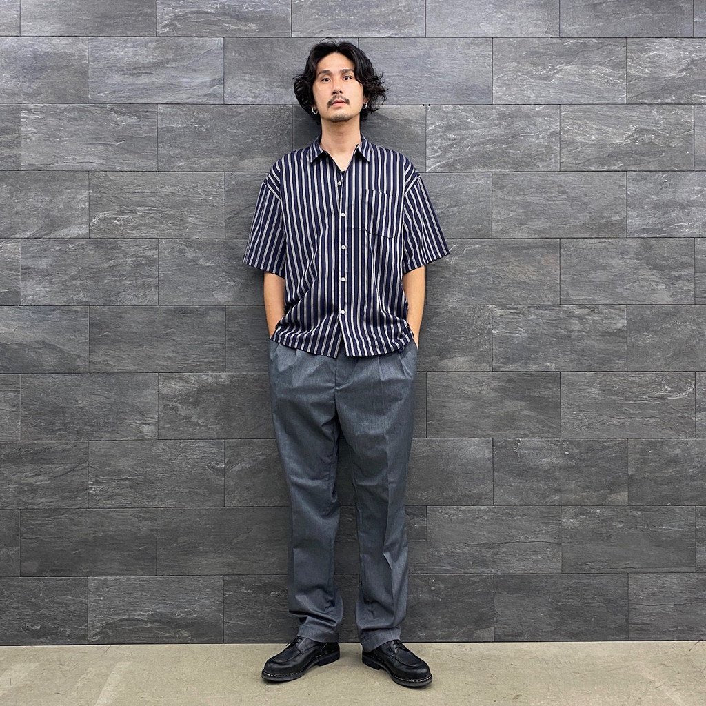 條紋 OP 襯衫 #海軍藍 [SC2210-SH10]