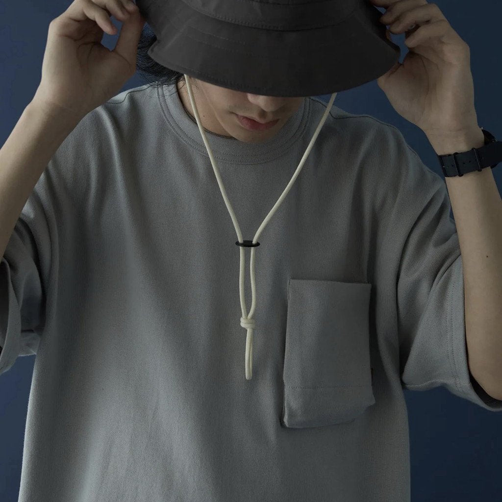 「Archetype-01」 3D Pocket Tee #L-Gray [GOOPi-22SS-APR-04]